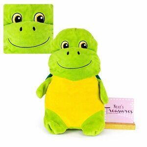 Greenbrier International TURTLE Green And Yellow Soft Cuddly 14" L Animal Plush